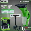 RYU Mesin Pembersih Kaca Portable Cordless RCW 3.6 V Window Cleaner