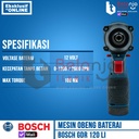 BOSCH Mesin Obeng Baterai GDR 120 LI Impact Cordless + Mata Obeng 43Pc