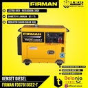 Firman Generator Set Diesel FDG 7810 SE2-T Genset SOLAR Silent 5000 W