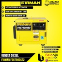 Firman Generator Set Diesel FDG 7800 SE2 Genset Silent FDG7800SE2 5 Kw