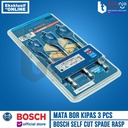 Bosch Self Cut Spade Bits Mata Bor Kipas Kayu Set 3 Pcs 3Pcs Selfcut
