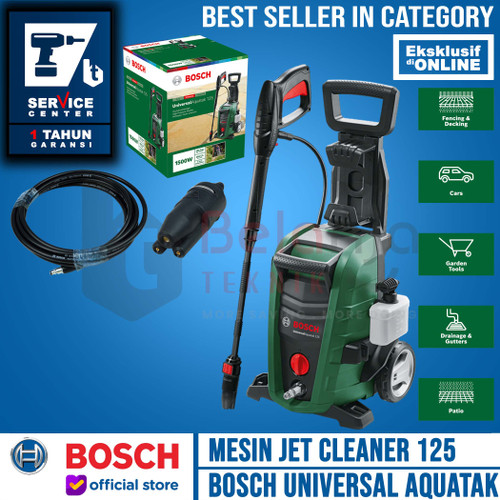 BOSCH Mesin Cuci 125 BAR Aquatak 125 AQT 125 Jet Cleaner 1500 WATT