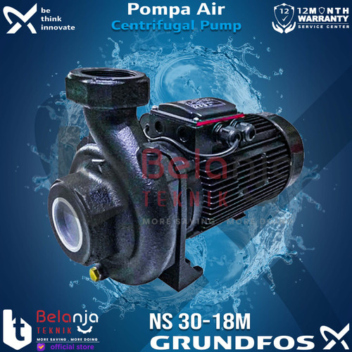Grundfos Mesin Pompa Air Transfer Sentrifugal NS 30-18M 4 Meter 1Phase