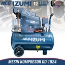 Izumi NLG Mesin Kompressor Angin Portable 1 HP 25 Liter Air Compressor 1HP 25L