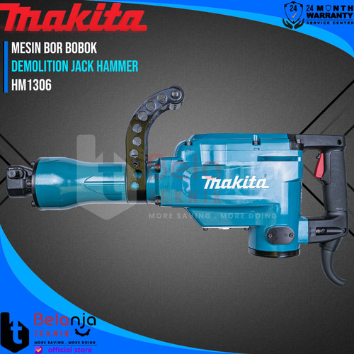 MAKITA MESIN BOBOK TEMBOK DEMOLITION HAMMER JACK HAMMER HM 1306 HM1306
