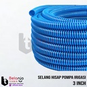 Selang Hisap Pompa Irigasi Biru Selang Spiral PVC Suction 3" Inch 3