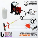 Tiger Mesin Potong Rumput Gendong TG 328 Brush Cutter 2 Tak TG328