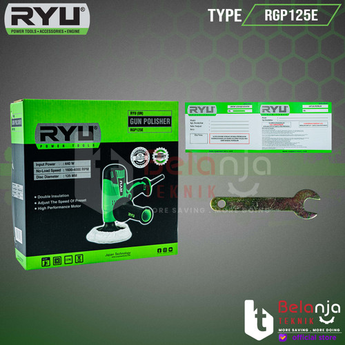 RYU MESIN POLES POLISHER RGP 125E RGP125 E RGP125E 5 INCH