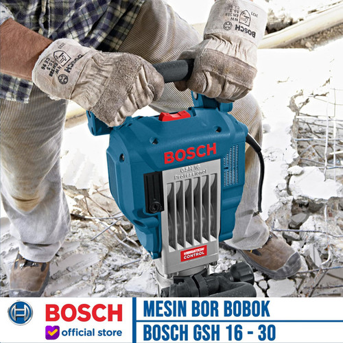 Bosch Mesin Bor Bobok Beton GSH 16-30 Demolition Hammer GSH16-30 1750W