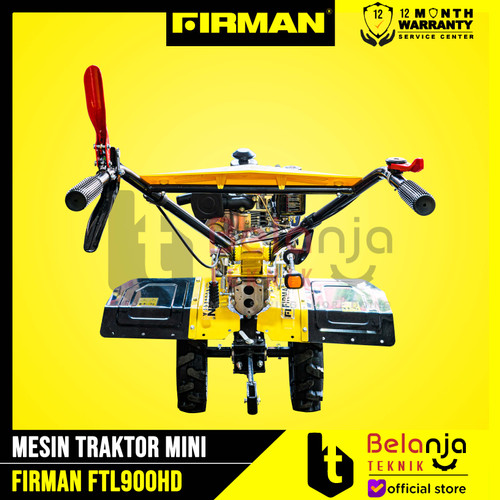 Firman Mesin Traktor Diesel FTL 900 HD Tiller Mini Bajak Sawah Kebun