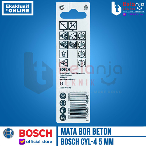 BOSCH Mata Bor Multi Material 5 mm CYL 4 CYL4 Multipurpose Drill Bits