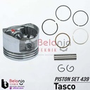 Tasco Piston Set Mesin Potong Rumput Assy 439 Piston Seher Komplit