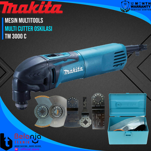 Makita Mesin Multitools TM 3000 C Multi Cutter Oskilasi 320 W TM3000C