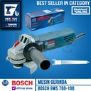 BOSCH Mesin Gerinda Tangan Listrik 4" GWS 750-100 Angle Grinder 4 Inch