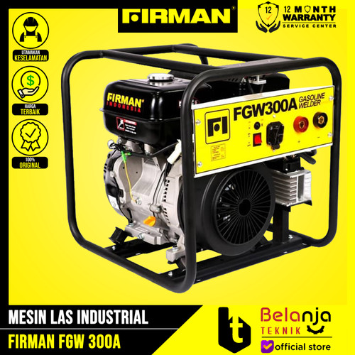 Firman FGW 300 A Mesin Las Industrial Bensin Generator Listrik FGW300A