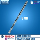 Bosch Mata Bor Beton 6 MM X 210 MM SDS Plus -1 Mata Hammer Drill Bits