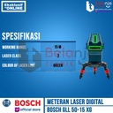 Line Laser Green Level Bosch GLL 50-15 XG Meteran Digital 15M GLL50-15 GLL50-15XG Tanpa Tripod