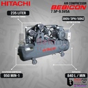 HITACHI Air Compressor Bebicon 7.5P-9.5V5A 10 HP Kompresor Angin 10HP