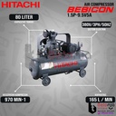 HITACHI Air Compressor Bebicon 1.5P-9.5V5A 2 HP Kompresor Angin 2HP