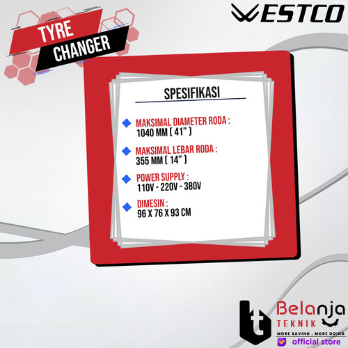 Westco Tyre Changer TC 206 Alat Buka Ban Motor dan Mobil TC206