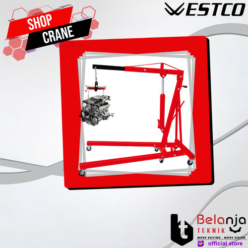 Westco Shop Crane Engine T62202 2 Ton Alat Pengangkat Mesin 2000 Kg