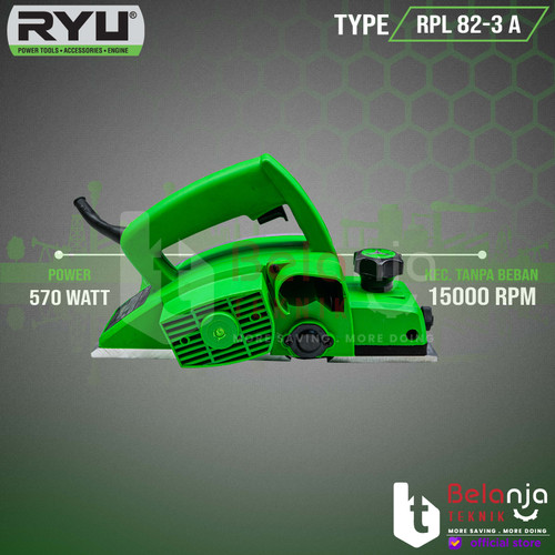 RYU Mesin Serut Kayu RPL 82 - 3 A RPL82-3A Planner Kayu Mesin Ketam