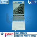 Bosch Mata Bor Besi Set 13 Pcs HSS Point TeQ Mata Bor Besi Set Bosch