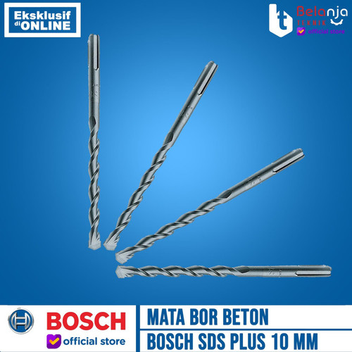 Bosch Mata Bor Beton 10 MM X 210 MM SDS Plus -1 Mata Hammer Drill Bits