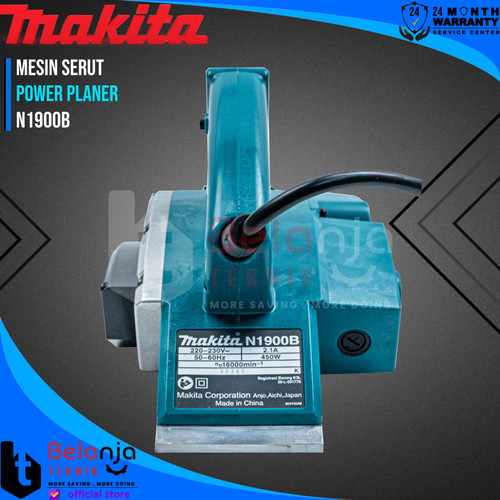 Makita Mesin Serut Kayu N 1900 B Mesin Planner 450 Watt N1900B