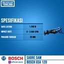 BOSCH MESIN GERGAJI RECIPSAW SABRE SAW GSA 120 1200 WATT RECIPROCATING