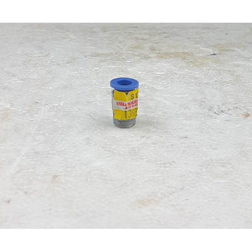 SHPI Nepel Fitting Selang Lurus Pneumatic 8 MM Drat 1/4" Inch 1/4 In