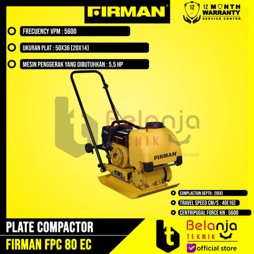 Firman Mesin Stamper kodok FPC 80 EC + Firman Mesin Penggerak SFE 160