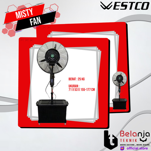 Westco Misty Fan FS6 65B Kipas Angin Embun Halus 26 Inch FS6-65B