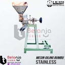 Mesin Gilingan Cabe/Bumbu 6 Inch Stainless Elektro Motor 2 HP 4 Pole