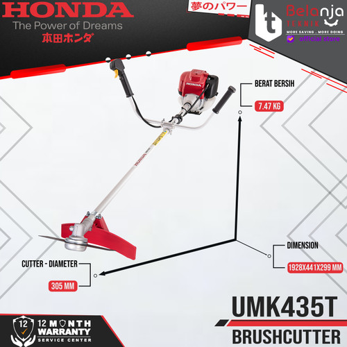 HONDA Brush Cutter UMK435T Mesin Potong Rumput Gendong UMK 435 T