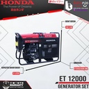 Honda Generator Set Bensin ET 12000 9000 Watt Genset 9000W ET12000