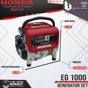 HONDA Generator Set Bensin Portable EG1000 800 Watt Genset EG 1000