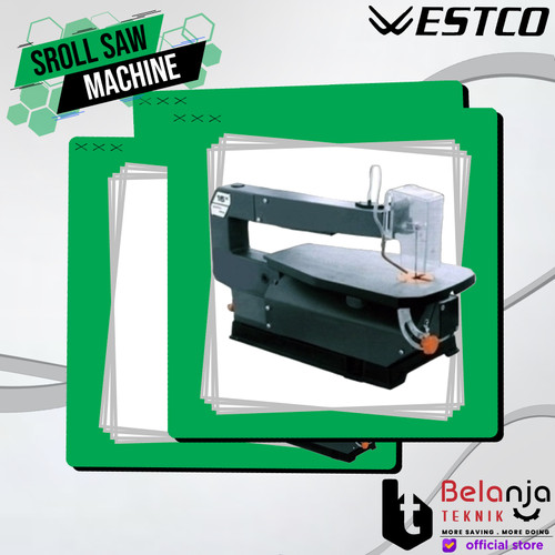 WESTCO Scroll Saw Machine MQ-50D 5 Inch Mesin Gergaji Triplek MQ50D 5"