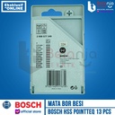 Bosch Mata Bor Besi Set 13 Pcs HSS Point TeQ Mata Bor Besi Set Bosch