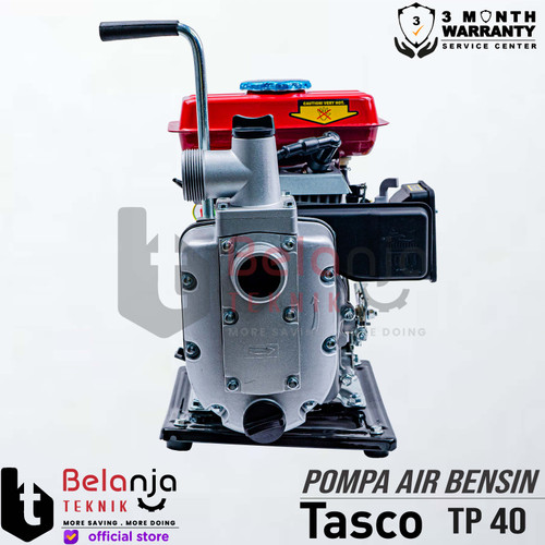 TASCO Pompa Air Bensin TP 40 Alkon 1.5 Inch PLUS Converter 1 Inch 4tak