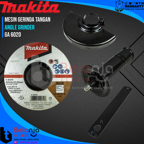 Makita Mesin Gurinda Tangan GA 6020 6 Inch 1050 Watt 6" GA6020 Gerinda