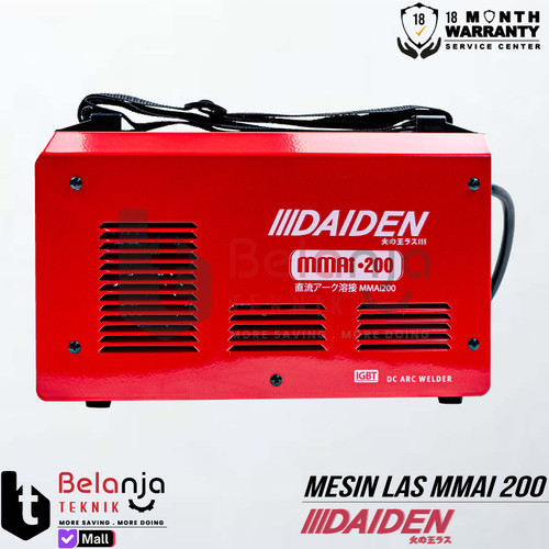 Daiden Mesin Travo Las Listrik MMAi 200 Inverter MMAi200 Trafo Las