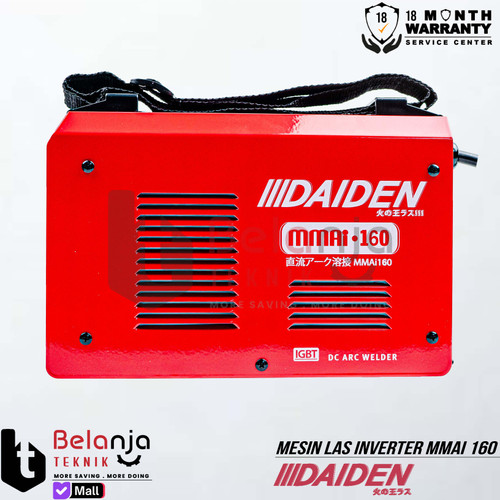 Daiden Mesin Travo Las Listrik MMAi 160 Inverter MMAi160 Trafo Las