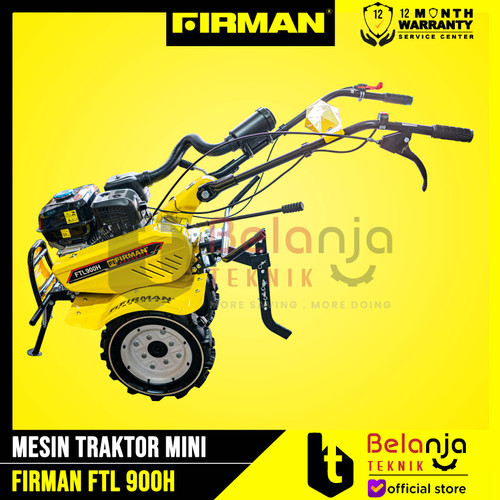 Firman Mesin Traktor Mini FTL 900 H Tiller Tanah Kering Basah FTL900