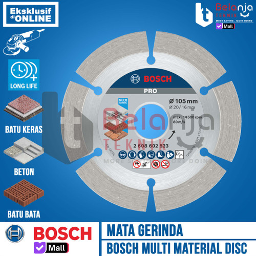 Bosch Mata Potong Serbaguna Diamond Wheel Best Series Universal 4 Inch