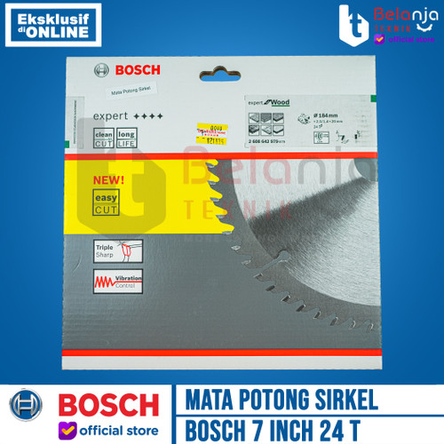 Bosch Pisau Circullar Saw Kayu 7 Inch 24 T Mata Gergaji Kayu 7" 24T