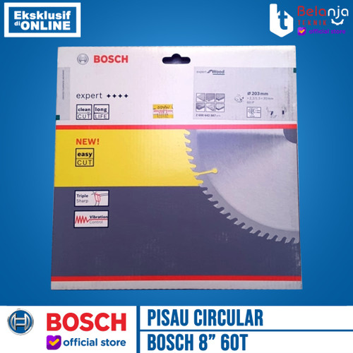 Bosch Pisau Circullar Saw Kayu 8 Inch 60 T Mata Gergaji Kayu 8" 60T