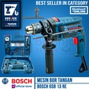 Bosch BOR BETON GSB 13 RE 13 MM IMPACT DRILL Set BOX PERKAKAS 650 WATT