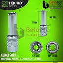 TEKIRO Mata Kunci Shock 1/2" Inch 10 mm Mata Sok 10mm Deep Sock 10 MM