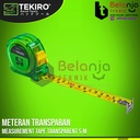 TEKIRO Meteran Transparan 5 M Roll Matic Meter 5 Meter Tekiro